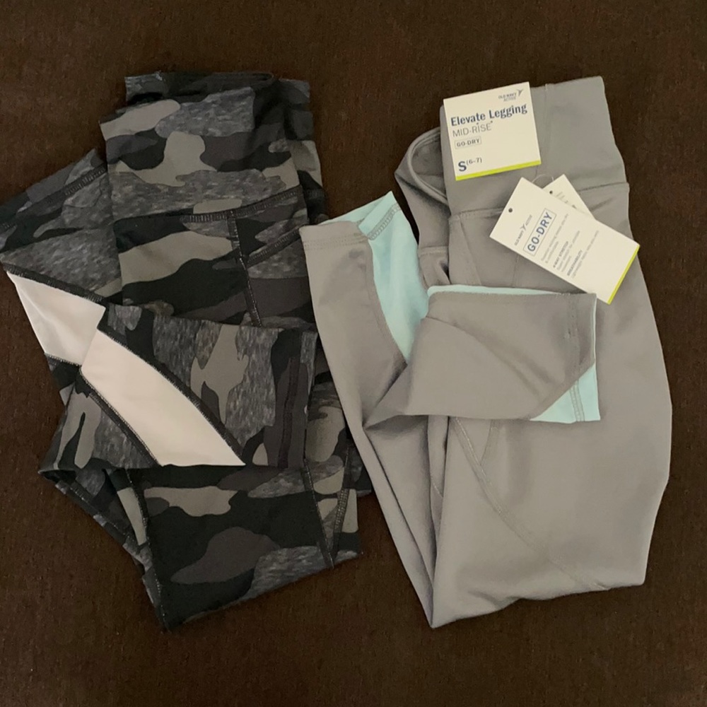 Old Navy S 6/7 Elevate Leggings GIRLS